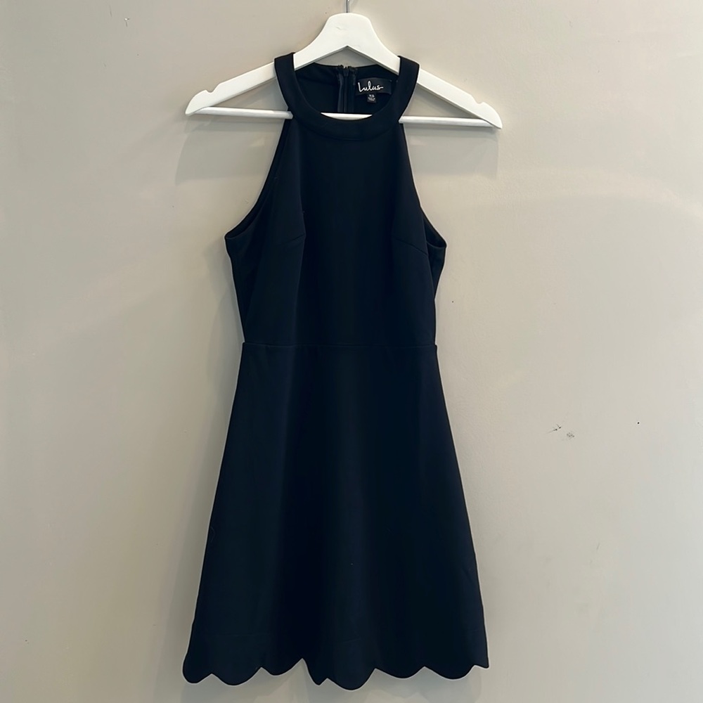 Lulu’s little black halter dress size XS